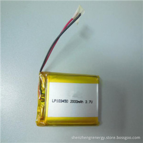 Discount rechargeable lithium ion battery batteries 3.7V 2000mAh